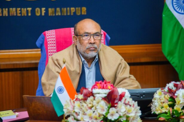 Manipur CM, Biren Singh, BJP leaders, BJP MLAs, security situation in Manipur, Union Home Minister Amit Shah, PWD Minister Govindas Konthouam, Forest and Environment Minister Thongam Biswajit, Consumer Affairs Minister L Susindro Meitei, Kumbh Mela, chartered flight, Manipur politics, Delhi visit, BJP coordination, Manipur security, BJP ministers Delhi trip, political meeting, central government, Uttar Pradesh, Manipur governance, political delegation, BJP party, Manipur government, BJP strategy, national security discussion, political speculation, central leadership meeting.