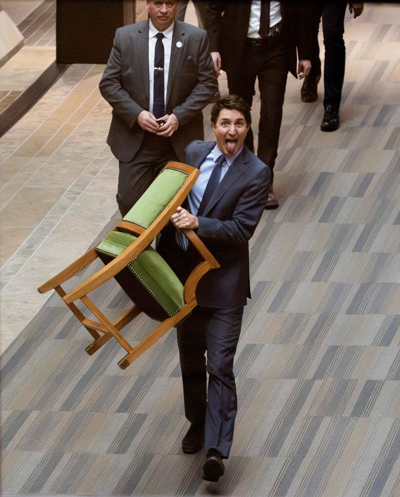 Justin Trudeau’s Playful Exit from Parliament: Sticks Tongue Out in Viral Farewell Speech